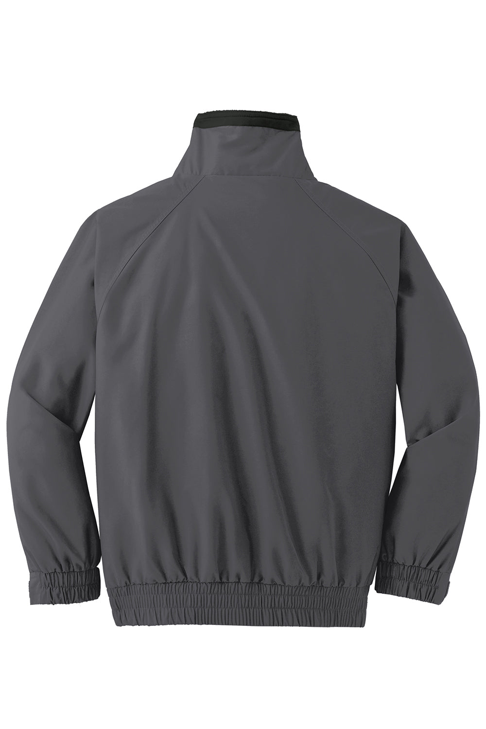 Port Authority JP54/TLJP54 Mens Competitor Wind & Water Resistant Full Zip Jacket Deep Smoke Grey Flat Back