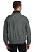 Port Authority JP54/TLJP54 Mens Competitor Wind & Water Resistant Full Zip Jacket Deep Smoke Grey Model Back