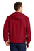 Port Authority JP56 Mens Team Wind & Water Resistant Full Zip Hooded Jacket Red Model Back