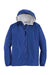 Port Authority JP56 Mens Team Wind & Water Resistant Full Zip Hooded Jacket Royal Blue Flat Front