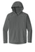 Sport-Tek JST488 Mens Repeat 1/4 Zip Hooded Jacket Iron Grey Flat Front