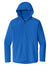 Sport-Tek JST488 Mens Repeat 1/4 Zip Hooded Jacket True Royal Blue Flat Front