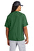 Sport-Tek JST489 Mens Repeat 1/4 Zip Short Sleeve Jacket Forest Green Model Back