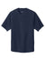 Sport-Tek JST489 Mens Repeat 1/4 Zip Short Sleeve Jacket True Navy Blue Flat Front