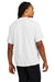 Sport-Tek JST489 Mens Repeat 1/4 Zip Short Sleeve Jacket White Model Back