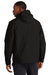 Sport-Tek JST56 Mens Waterproof Insulated Full Zip Hooded Jacket Black Model Back