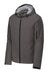 Sport-Tek JST56 Mens Waterproof Insulated Full Zip Hooded Jacket Graphite Grey Flat Front