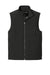 Sport-Tek JST57 Mens Water Resistant Insulated Full Zip Vest Black Flat Front