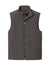 Sport-Tek JST57 Mens Water Resistant Insulated Full Zip Vest Graphite Grey Flat Front