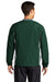 Sport-Tek JST62 Mens Water Resistant V-Neck Jacket Forest Green/White Model Back