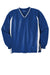 Sport-Tek JST62 Mens Water Resistant V-Neck Jacket True Royal Blue/White Flat Front