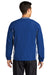 Sport-Tek JST62 Mens Water Resistant V-Neck Jacket True Royal Blue/White Model Back