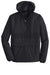 Sport-Tek JST65 Mens Hooded 1/4 Zip Jacket Black Flat Front