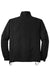 Sport-Tek JST70 Mens Water Resistant Full Zip Wind Jacket Black Flat Back