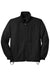 Sport-Tek JST70 Mens Water Resistant Full Zip Wind Jacket Black Flat Front