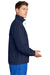 Sport-Tek JST70 Mens Water Resistant Full Zip Wind Jacket True Navy Blue Model Side