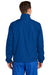 Sport-Tek JST70 Mens Water Resistant Full Zip Wind Jacket True Royal Blue Model Back