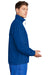 Sport-Tek JST70 Mens Water Resistant Full Zip Wind Jacket True Royal Blue Model Side