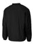 Sport-Tek JST72 Mens V-Neck Wind Jacket Black Flat Back