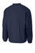 Sport-Tek JST72 Mens V-Neck Wind Jacket True Navy Blue Flat Back