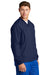 Sport-Tek JST72 Mens V-Neck Wind Jacket True Navy Blue Model 3q