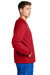 Sport-Tek JST72 Mens V-Neck Wind Jacket True Red Model Side