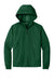 Sport-Tek JST73/TJST73 Mens Water Resistant Full Zip Hooded Jacket Forest Green Flat Front