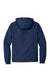 Sport-Tek JST73/TJST73 Mens Water Resistant Full Zip Hooded Jacket True Navy Blue Flat Back