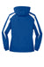 Sport-Tek JST81 Mens Full Zip Hooded Jacket True Royal Blue/White Flat Back