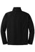 Sport-Tek JST90 Mens Full Zip Track Jacket Black Flat Front