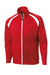 Sport-Tek JST90 Mens Full Zip Track Jacket True Red/White Flat Front