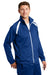 Sport-Tek JST90 Mens Full Zip Track Jacket True Royal Blue/White Model 3q