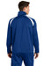 Sport-Tek JST90 Mens Full Zip Track Jacket True Royal Blue/White Model Back