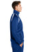 Sport-Tek JST90 Mens Full Zip Track Jacket True Royal Blue/White Model Side