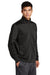 Sport-Tek JST94 Mens Full Zip Track Jacket Black Model 3q