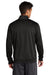 Sport-Tek JST94 Mens Full Zip Track Jacket Black Model Back