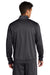 Sport-Tek JST94 Mens Full Zip Track Jacket Graphite Grey/Black Model Back