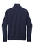 Sport-Tek JST94 Mens Full Zip Track Jacket True Navy Blue/White Flat Back