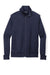 Sport-Tek JST94 Mens Full Zip Track Jacket True Navy Blue/White Flat Front