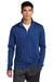 Sport-Tek JST94 Mens Full Zip Track Jacket True Royal Blue/White Model Front