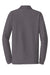 Port Authority K100LS Mens Core Classic Long Sleeve Polo Shirt Graphite Grey Flat Back