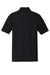 Port Authority K100P Mens Core Classic Short Sleeve Polo Shirt w/ Pocket Deep Black Flat Back