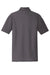 Port Authority K100P Mens Core Classic Short Sleeve Polo Shirt w/ Pocket Graphite Grey Flat Back