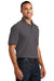 Port Authority K100P Mens Core Classic Short Sleeve Polo Shirt w/ Pocket Graphite Grey Model 3q