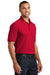 Port Authority K100P Mens Core Classic Short Sleeve Polo Shirt w/ Pocket Rich Red Model 3q