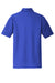 Port Authority K100P Mens Core Classic Short Sleeve Polo Shirt w/ Pocket True Royal Blue Flat Back