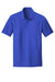 Port Authority K100P Mens Core Classic Short Sleeve Polo Shirt w/ Pocket True Royal Blue Flat Front