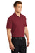 Port Authority K100/TLK100 Mens Core Classic Short Sleeve Polo Shirt Burgundy Model 3q