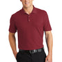 Port Authority Mens Core Classic Short Sleeve Polo Shirt - Burgundy