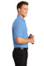 Port Authority K100/TLK100 Mens Core Classic Short Sleeve Polo Shirt Carolina Blue Model Side